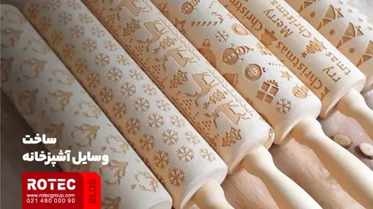 برش و حکاکی شانه‌های چوبی